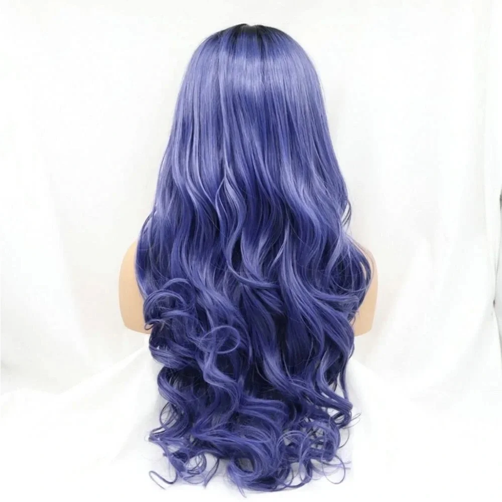 BLUE BODY WAVY Beautiful Lace Front Wig NEW